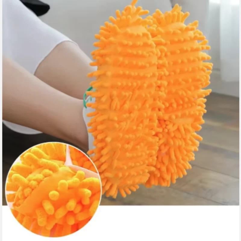 2pcs Multifunction Floor Dust Cleaning Slippers Shoes Cloth Lazy Mopping Shoes Home Floor Washable Cleaning Microfiber Cloth