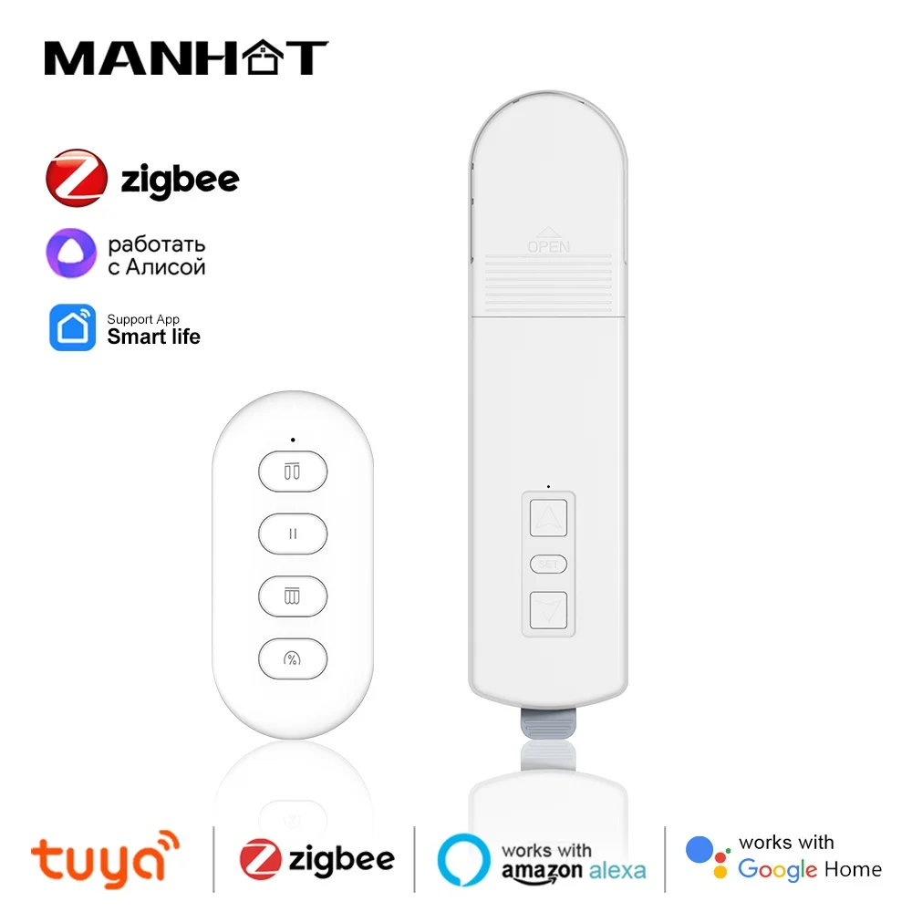 

Tuya Zigbee DIY Smart Electric Motorized Chain Roller Blinds /Shade Drive Motor Smart Life APP Remote Control Alexa Google Home