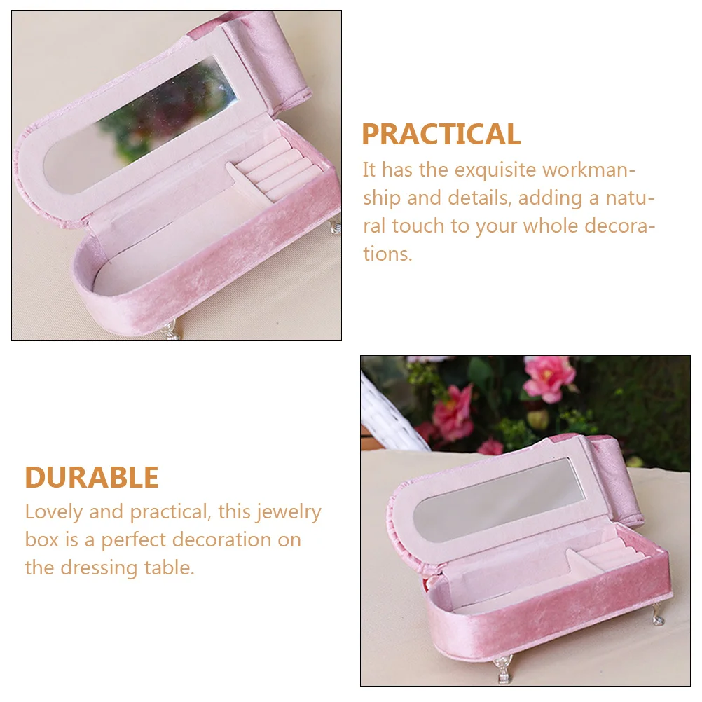 

Диван Шкатулка для драгоценностей Форма дивана Изысканный дизайн Органайзер для ювелирных изделий Маленький футляр для хранения колец Серьги Подарок на день рождения