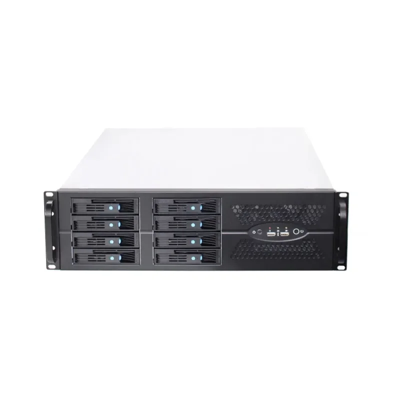 3U Rack Server 8-disk Hot-swappable Cloud Storage Computing Security Device Chassis