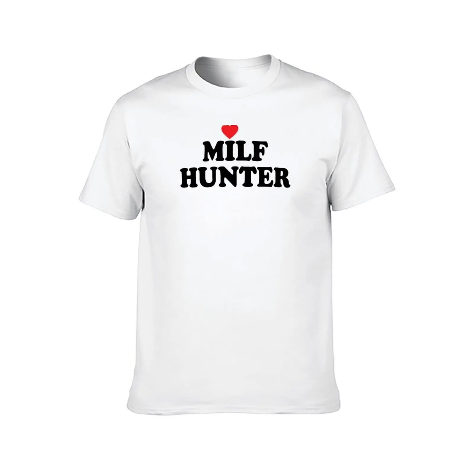 MILF HUNTER - Cool Funny Biker Motorcycle Helmet Or Car Bumper T-Shirt clothes Man t-shirt fitted t shirts for men