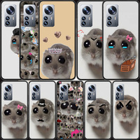 Funny Sad Hamster Meme Phone Case For Xiaomi Poco X7 X6 X5 X4 X3 GT NFC M4 M5 Pro 5G M3 Mi F6 F5 F4 F3 F2 F1 Capa Coque TPU Cove