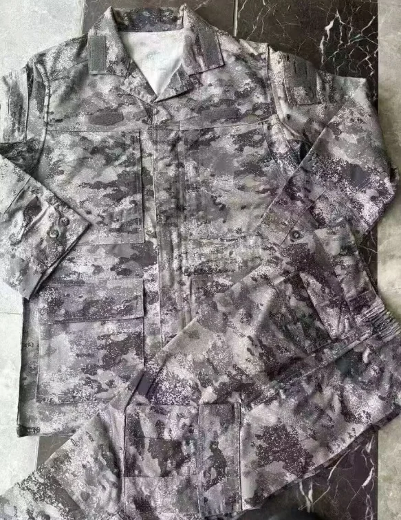 Chinese 21 New Reef Camouflage Uniform City Grey XK Frog Suit Include Jacket Pant
