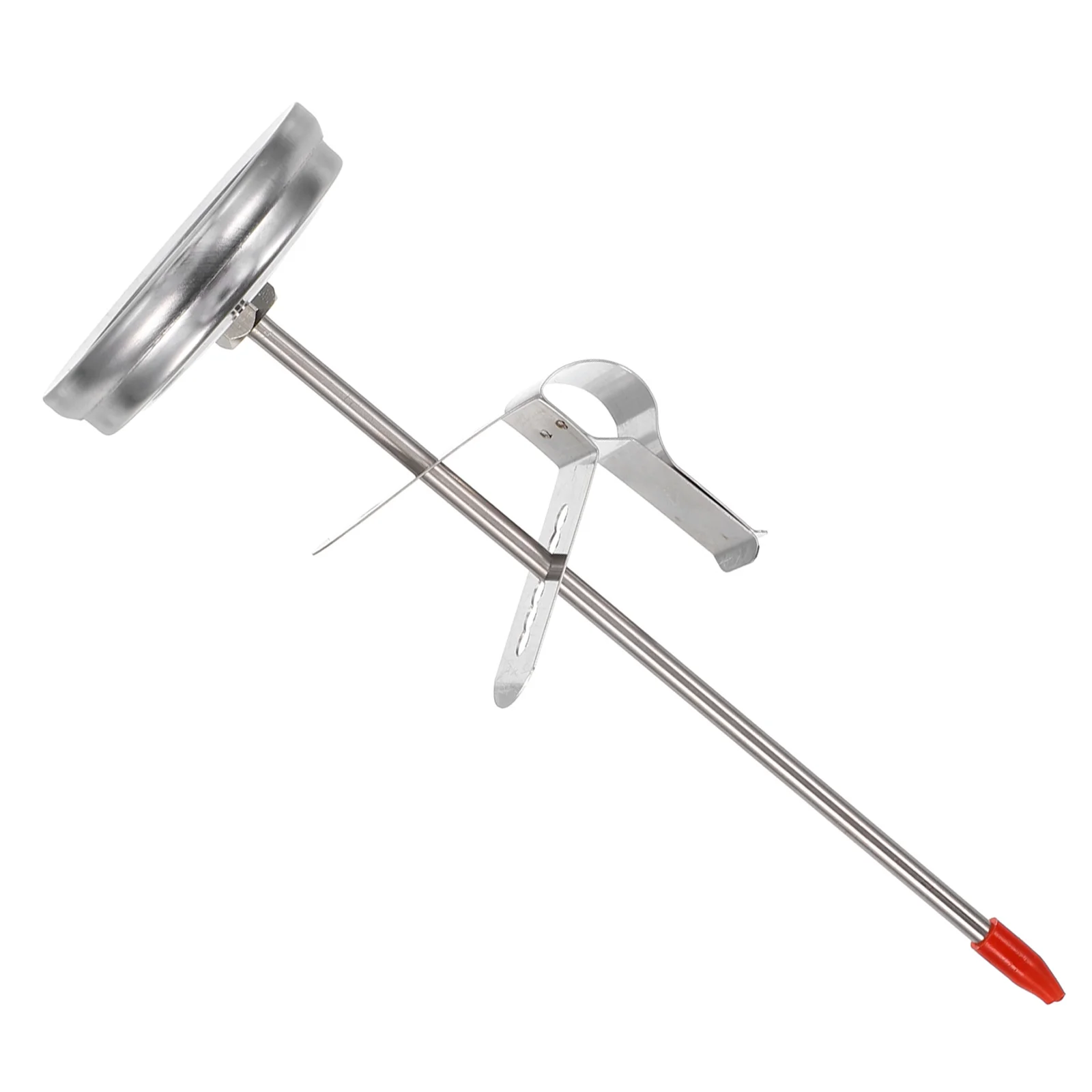 

304 Stainless Steel Detachable Thermometer Probe Instant Read Milk Beverage Kitchen Water Temperature Gauge Portable Clip