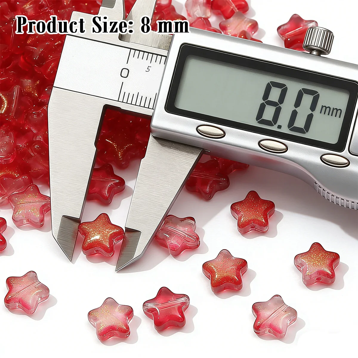 8mm Starry Night Glass Beads Vintage Style for DIY Jewelry Making, Earrings and Bracelet Craft