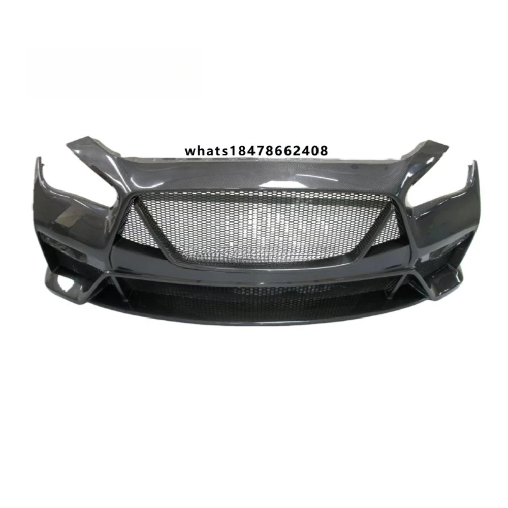 RSC Style All-carbon Fiber Front Bumper, Suitable for Perfect for Infiniti Q50