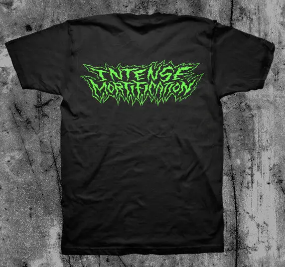 Impetigo 'Intense Mortification' T shirt (Gore Grind Carcass Aborted Repulsion)