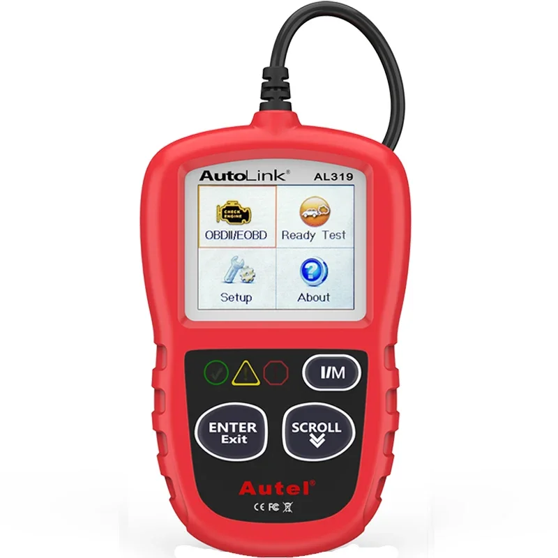 Autel AL319 OBD2 CAN Code Reader Auto Car Diagnostic Tool  View Freeze Frame Data OBDII OBD 2 Scanner Automotive