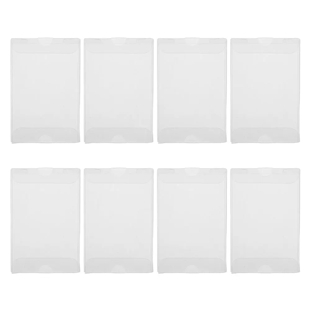 

8pcs PVC Case High Transparency Tape Storage Box Storage Boxes Cassette Box Vintage Audio Protector Organizer