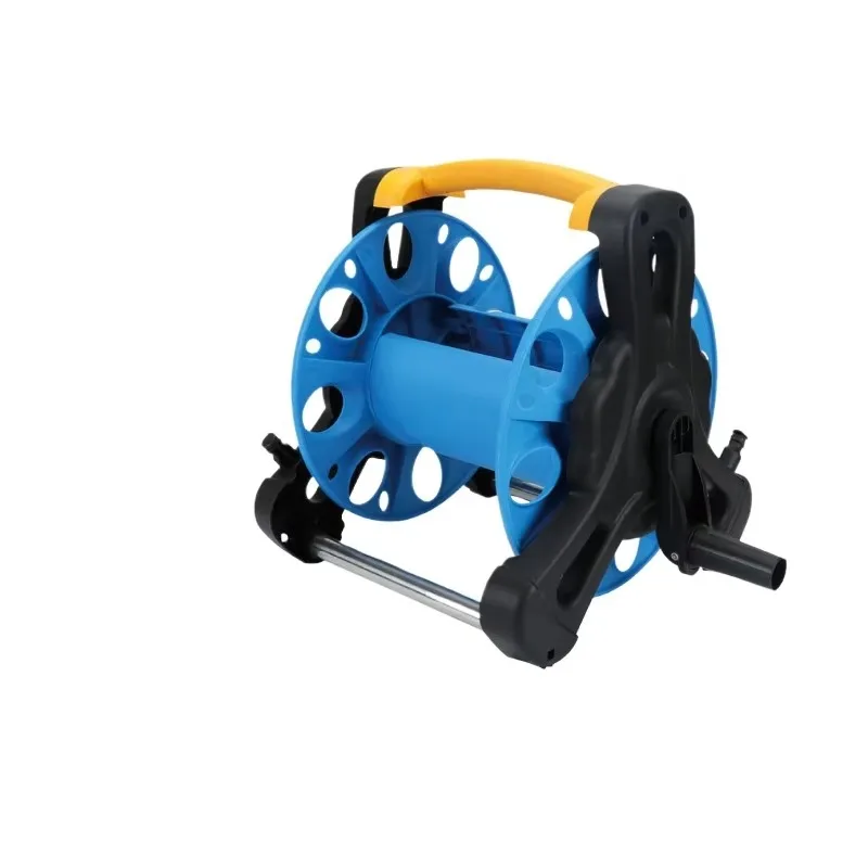 Hand Crank Portable Hose Winder, Anti-Kink Pipe Storage Holder for Lawn Watering, Auto Wash & Outdoor Garden Use