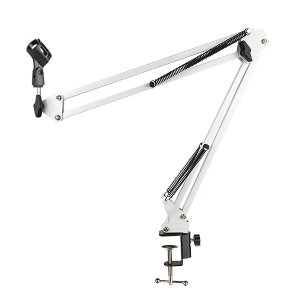 

Telescopic Bracket Microphone Holder Extendable Foldable Microphone Stand Sturdy Adjustable Microphone Clamp