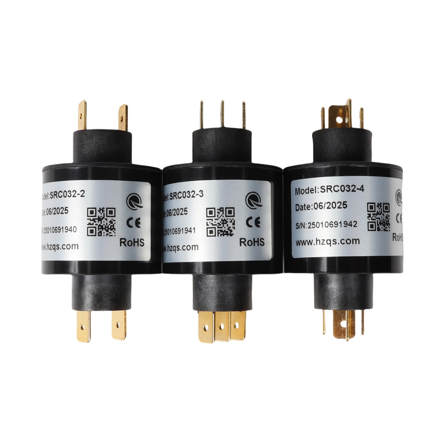 SRC032-2, SRC032-3, SRC032-4 Are Directly Connected Conductive Slip Rings Instead of Mercury Slip Rings