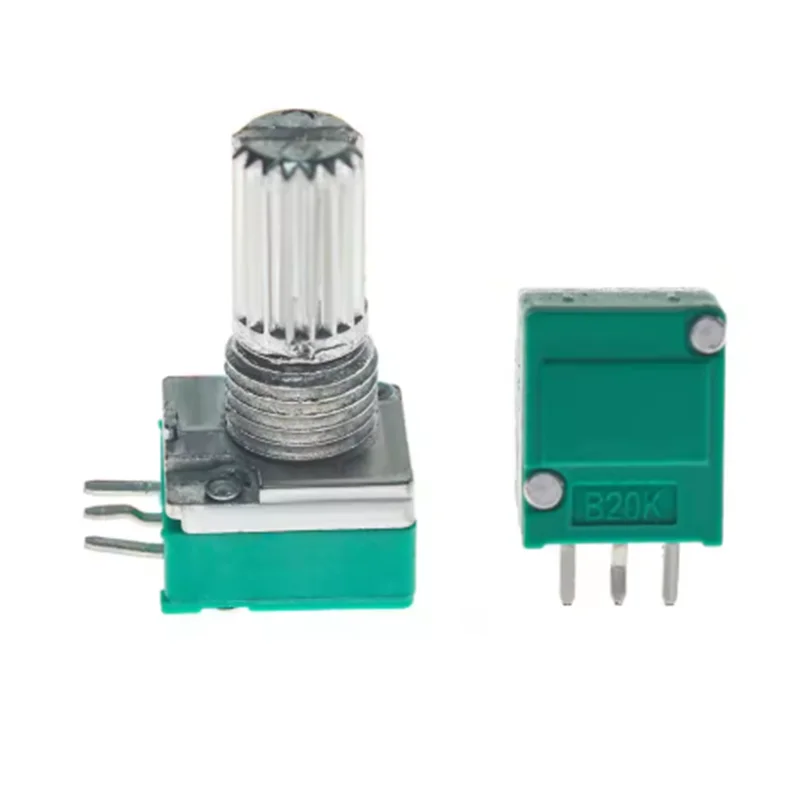 1-10PCS Potentiometer 3Pin RK097N B100K B1K B5K B10K B20K B50K B500K RK097 Potentiometers Audio Amplifier Sealing