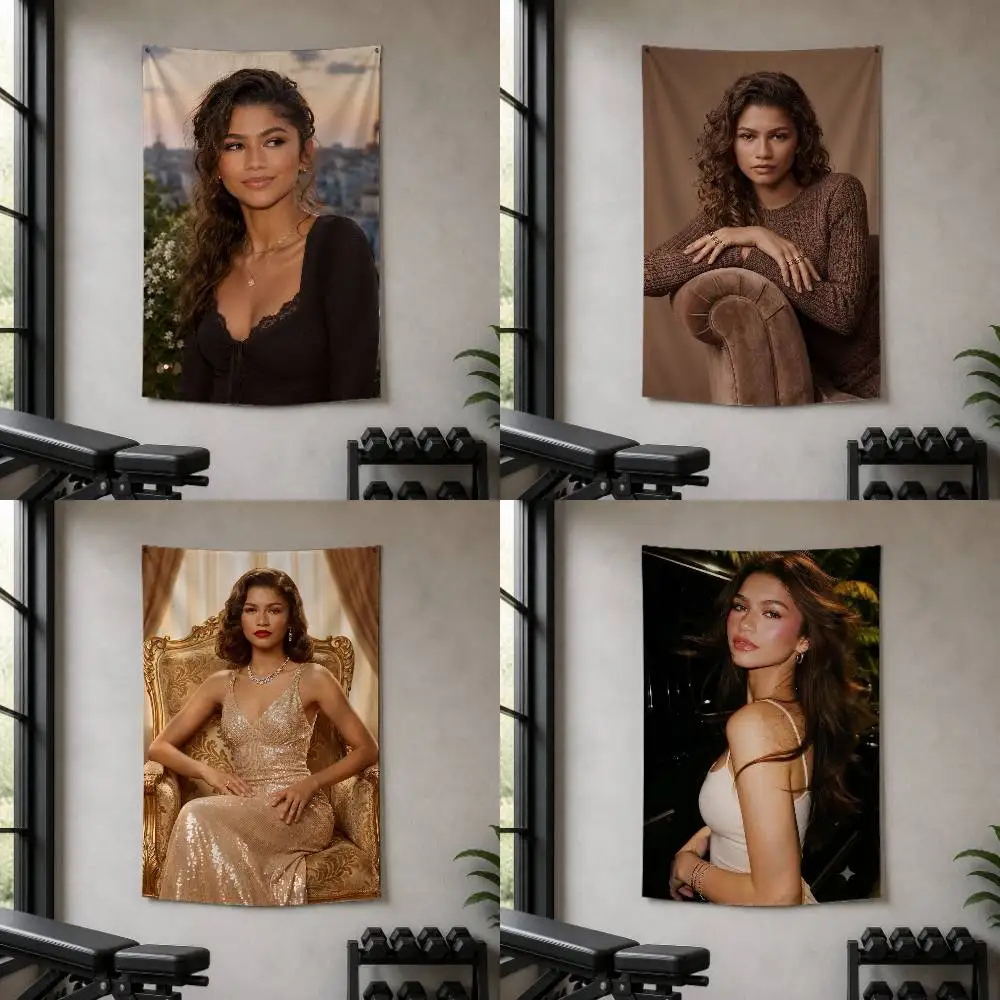 Z-Zendaya Decorative Art Flag Banner for Picnic Camping Party and Home Decor