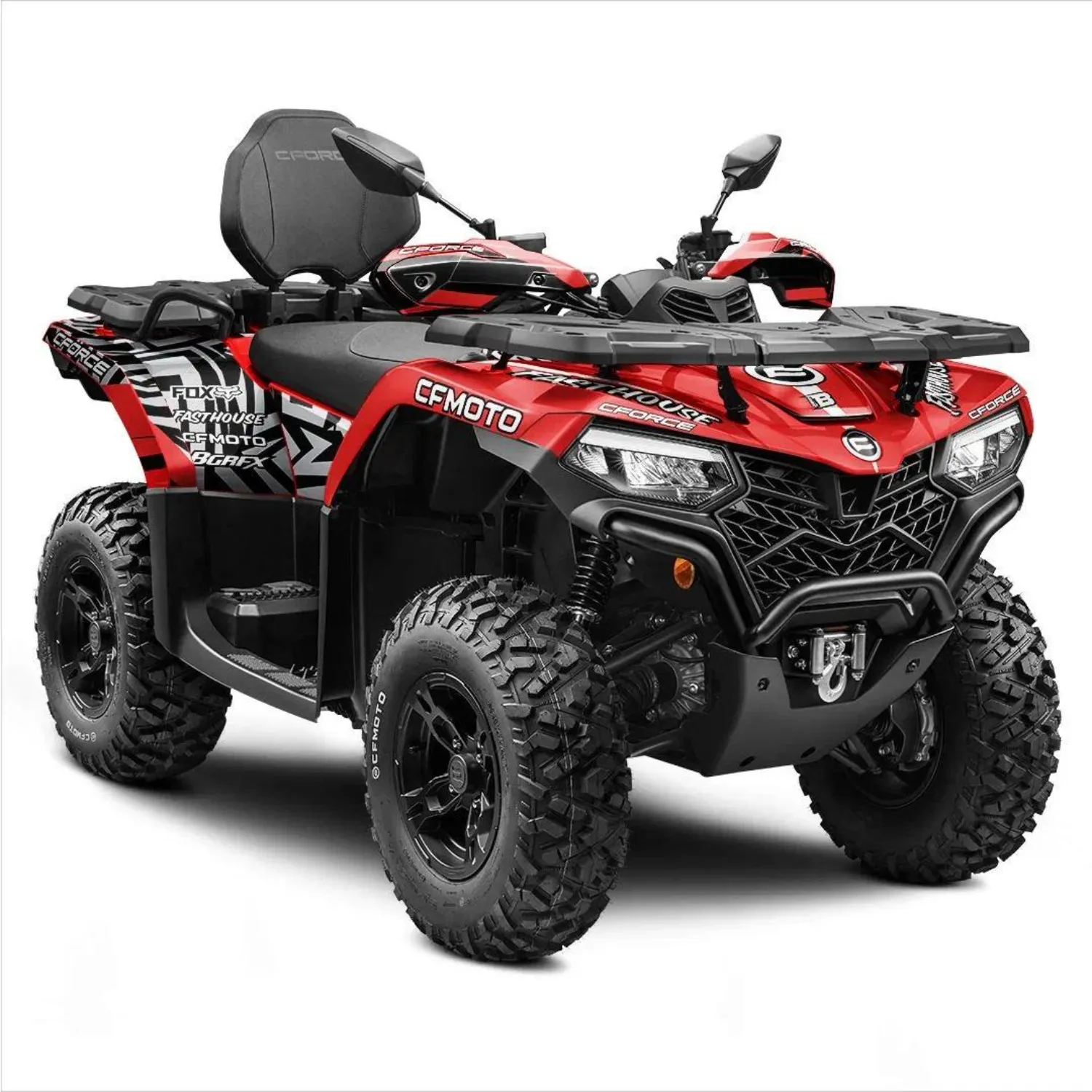 Body Fairing Sticker Decals Protective Quads / Atv 4x4 Full Graphic Kit For CFMOTO CFORCE 400+450+500+520 2022-2026  Design-11