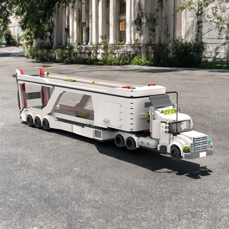 

1441 шт. креативные строительные блоки MOC Speed Champion LT 3, автомобиль для транспортировки, большая установка, грузовик, сделай сам, развивающая игрушка, детский подарок на день рождения, блок