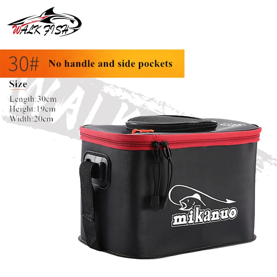 NONE SPAZIERGANG FISCH Verdicken Angeln Tasche Falten EVA Angeln Eimer Tragbare Live Fisch Box Lagerung Im Freien Wasserdichte Camping Wandern Tasche 7
