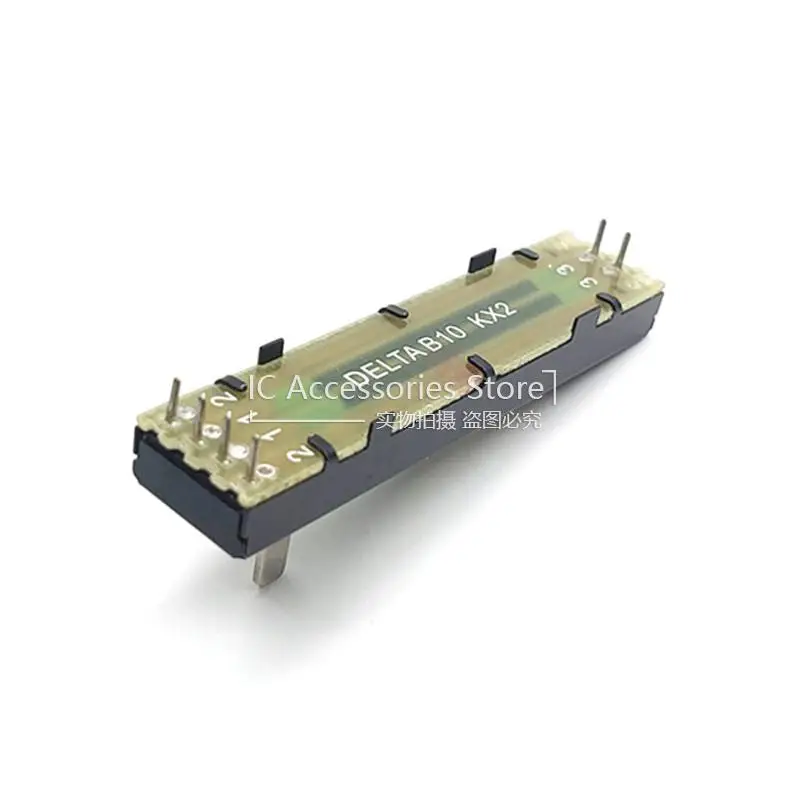 1PCS Dual Channel B10K 72MM Straight Sliding Potentiometer 7.2CM Dimming Mixer Fader 6 Pin B10KX2 Handle 15MM Slide Stroke 45MM