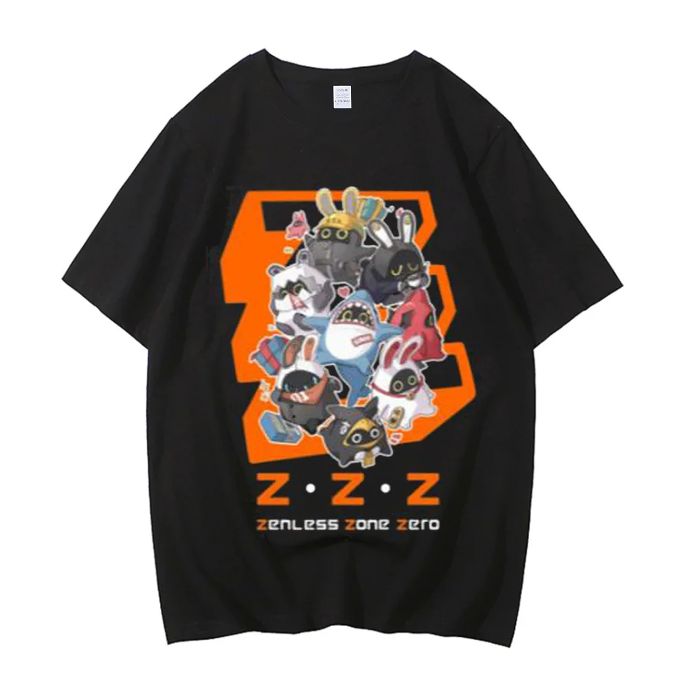 Zenless Zone Zero cotton t-shirt men Grunge 2000s streetwear graphic shirt Grunge korean clothes 2000s kawaii Classic
