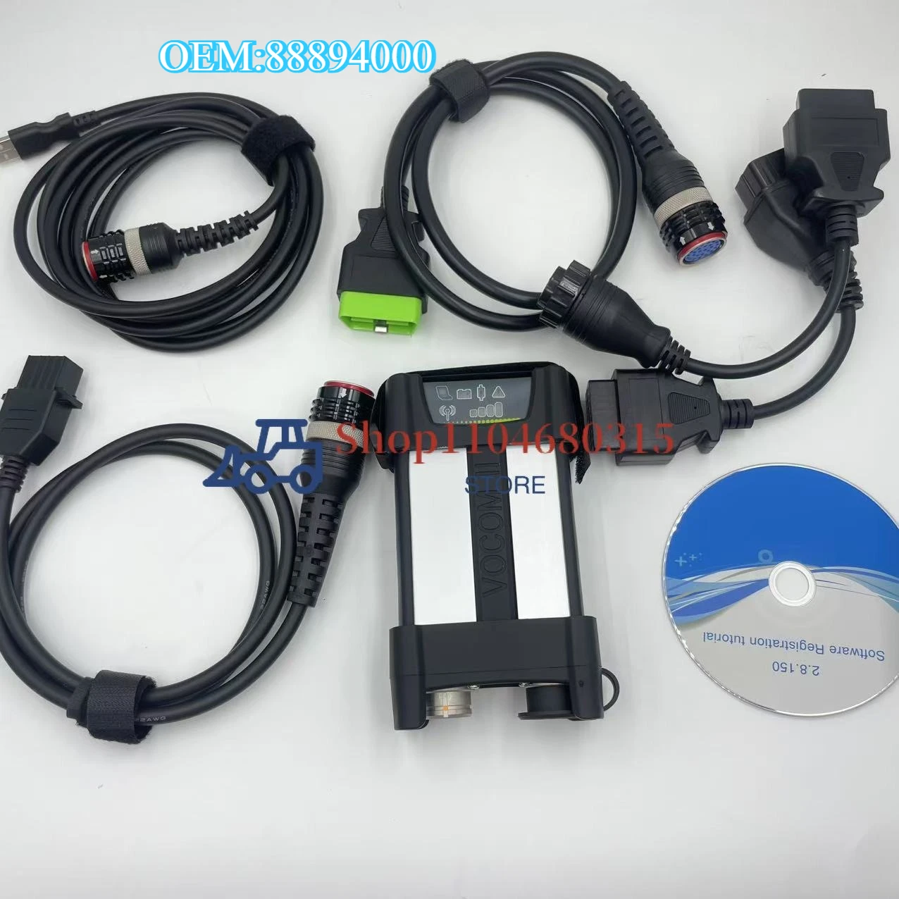 

OEM 88894000 for VOCOM II Heavy Duty Truck Diagnostic Tool for Vocom2 VOCOM 2 PK VOCOM 88890300