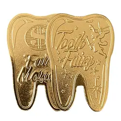 Tooth Fairy Money Gold Home Decor Souvenir Challenge Coin Souvenir Challenge Coin Lucky Coin Child Collection For Party