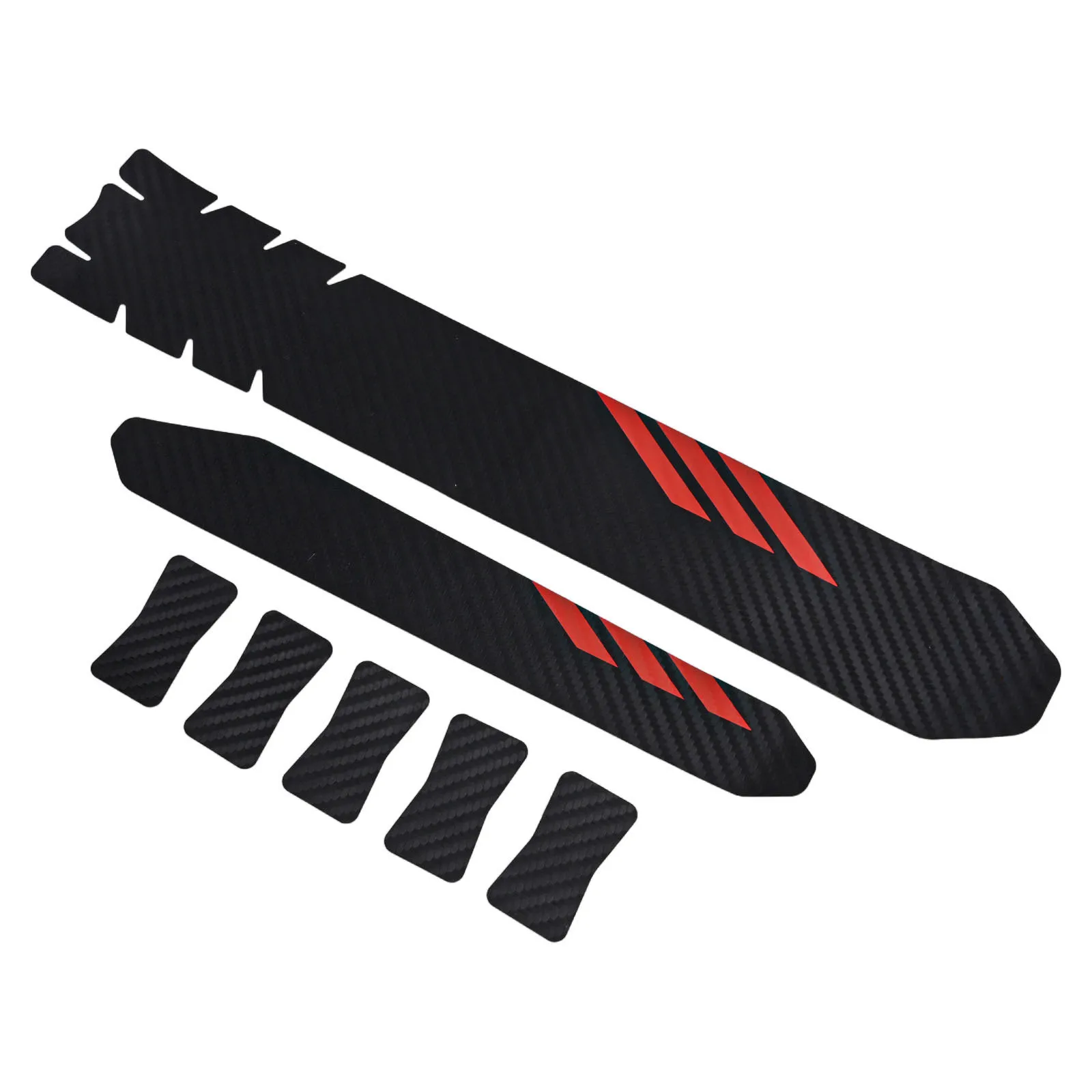 

34*6cm Carbon Fiber Bike Sticker Easy To Use High Quality Material Practical To Use Prevents Sun And Water Damage