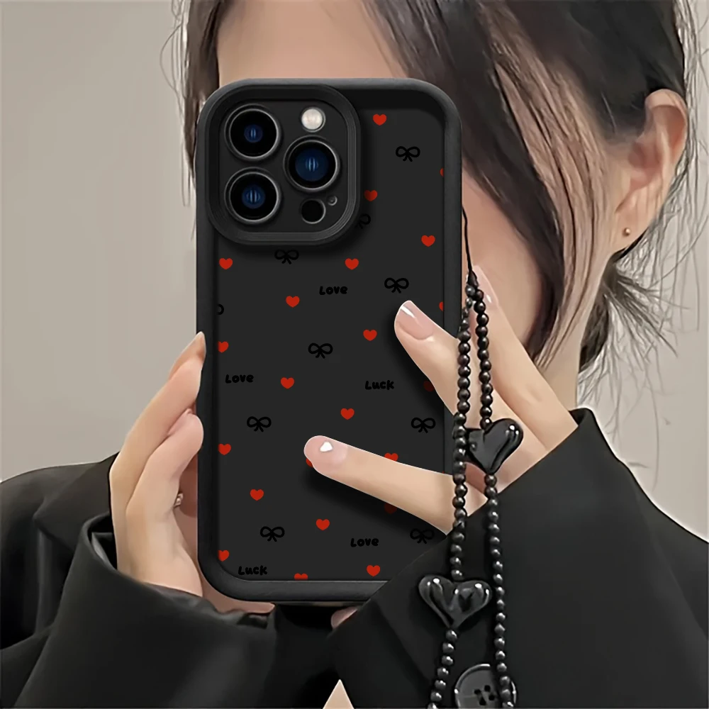 Für Samsung Galaxy S21 S25 S24 S23 S22 Ultra Plus FE Hülle Minimalismus-Print-Cover für A16 A15 A36 A54 A55 A56 mit Lanyard-Hülle – Detail 2