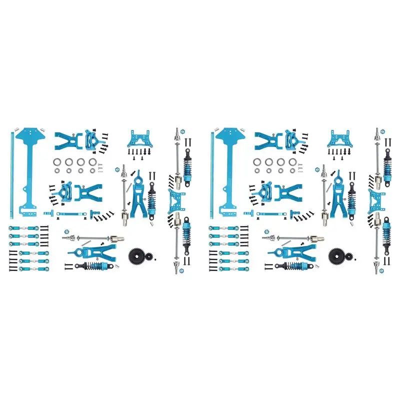 ABUM-2 Set Complete Upgrade Parts Kit For Wltoys A959 A969 A959-B A969-B A979-B K929-B 1/18 RC Car Replacement Accessories,A