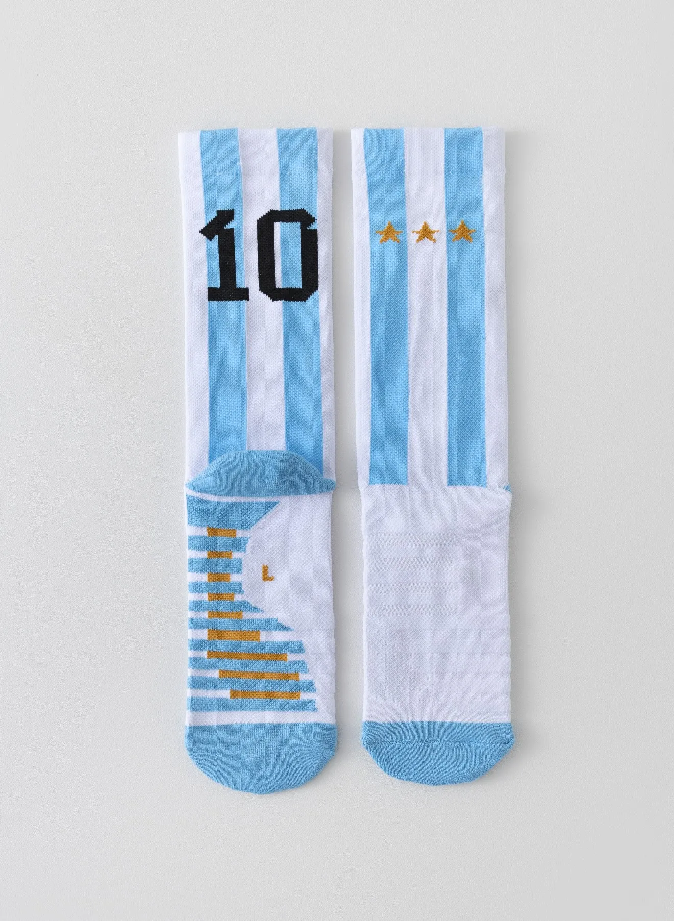 1pair-5 pairs, men's soccer socks with anti slip and wear-resistant midsole, sports socks, basketball socks image 6