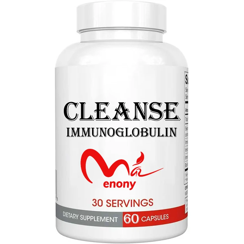 Agente limpiador intestinal diario, 60 cápsulas, inmoglobulina G, A y M (IgG, IGA, IgM)