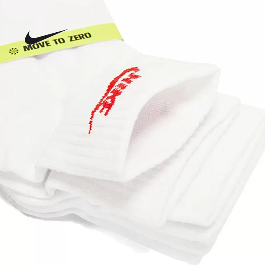 Nike Unisex 2025 Winter New Lightweight Dri - FIT Breathable Sweat - Wicking Running Ankle Sports Socks 3 - Pack DX5074-911 view 5