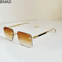 Fashion Rimless Sunglasses Women Luxury Outdoor Sunglasses For Men Vintage Trending Glasses Designer Lentes Oculos Dropshipping