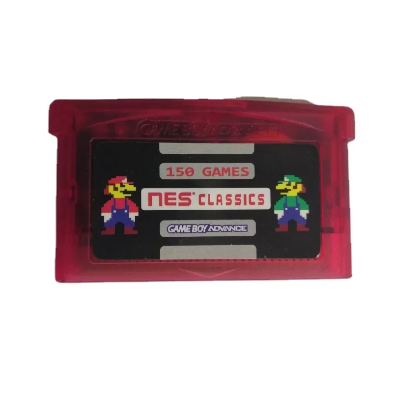 Super Mario Bros GBC Game Cartridge GBA 150 in 1 Game Boy Advance Game English Language for GBC GBA Multicart Zelda Zanac Toys