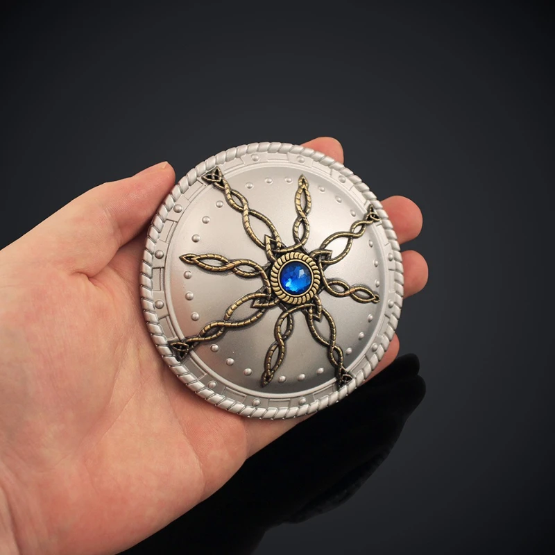 9 cm Diablo 2 Dark Ruler's Great Shield Storm Chaser's Shield Fysieke schadevermindering Schildmodellen Thema Gaming Collectibles