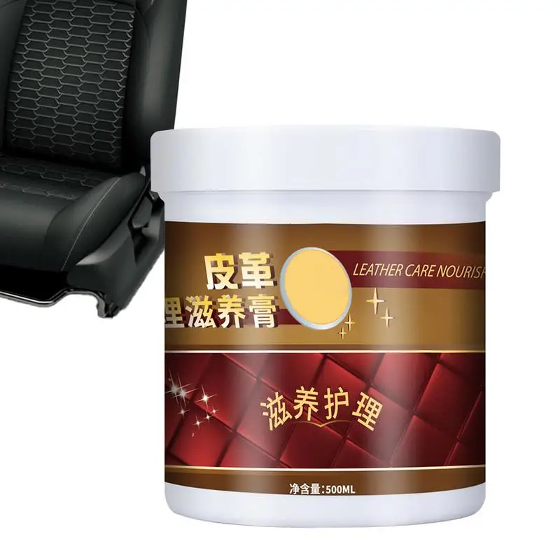 

500ml Leather Conditioner Restorer Genuine Filler Repair Compound Paste Powerful Leather Restoration Cream For Cars Seat Shoes