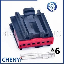 6 Pin female Car wiring harness USB connector Reading Light Plug 1456985-1 1456985-3 2035363-4 For Ford Focus Buick Cadillac