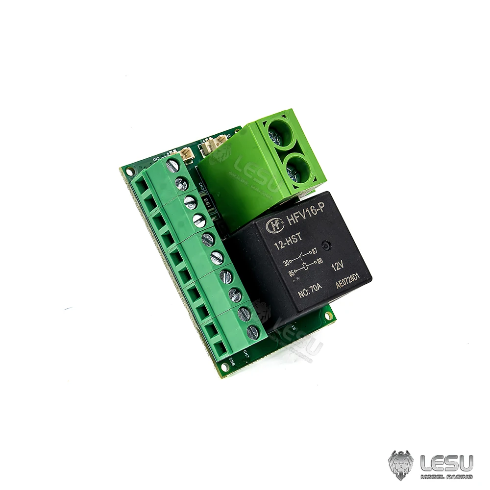 แบตเตอรี่ LESU3S 12V รีเลย์ สำหรับงานวิศวกรรม โมเดลไฮดรอลิก รถแทรกเตอร์ รถบรรทุก Tamiya ชุดดัดแปลง DIY รุ่น EL-012