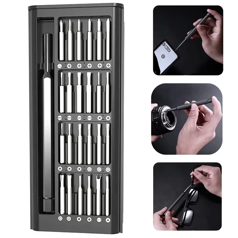 25 In 1 Precision Screwdriver Set Magnetic Screw Driver Bits Multifunctional Mini Repair Tools For Tablet Phone Watch Glasses PC