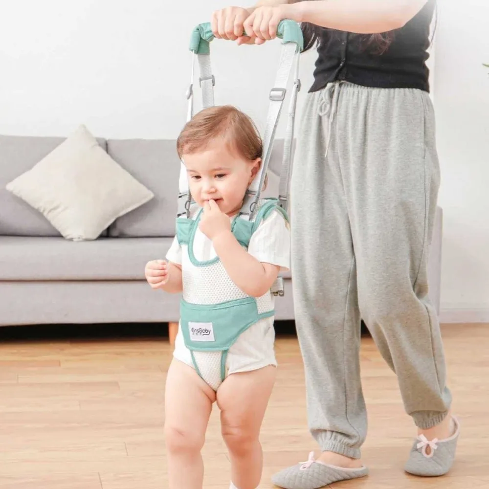 

Safety Infant Walker Harness Breathable Handheld Learning Walk Support Assist Trainer Long Adjustable Toddler Assistant Belt