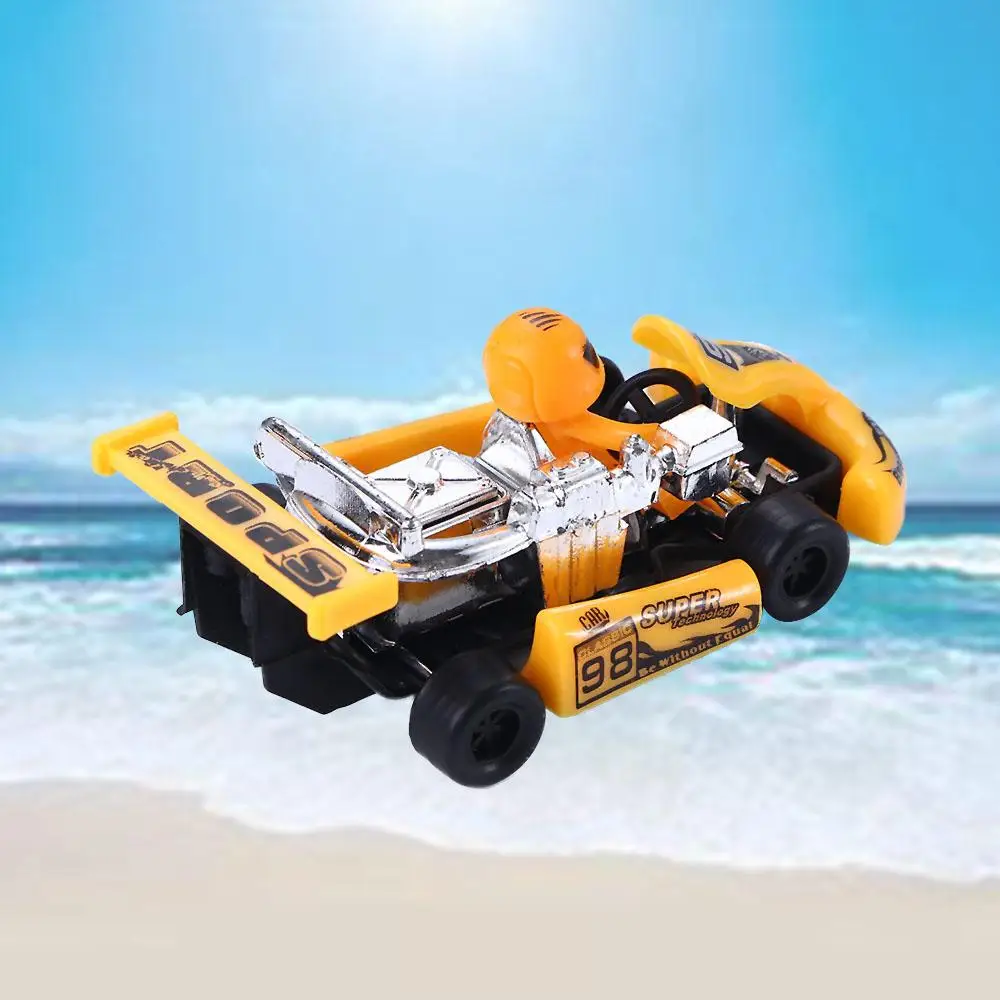 

Classic 2Pcs Mini Gifts 4 Wheels Vehicle Set Car Model Inertia Car Formula Car Pull Back Kart Racing Car