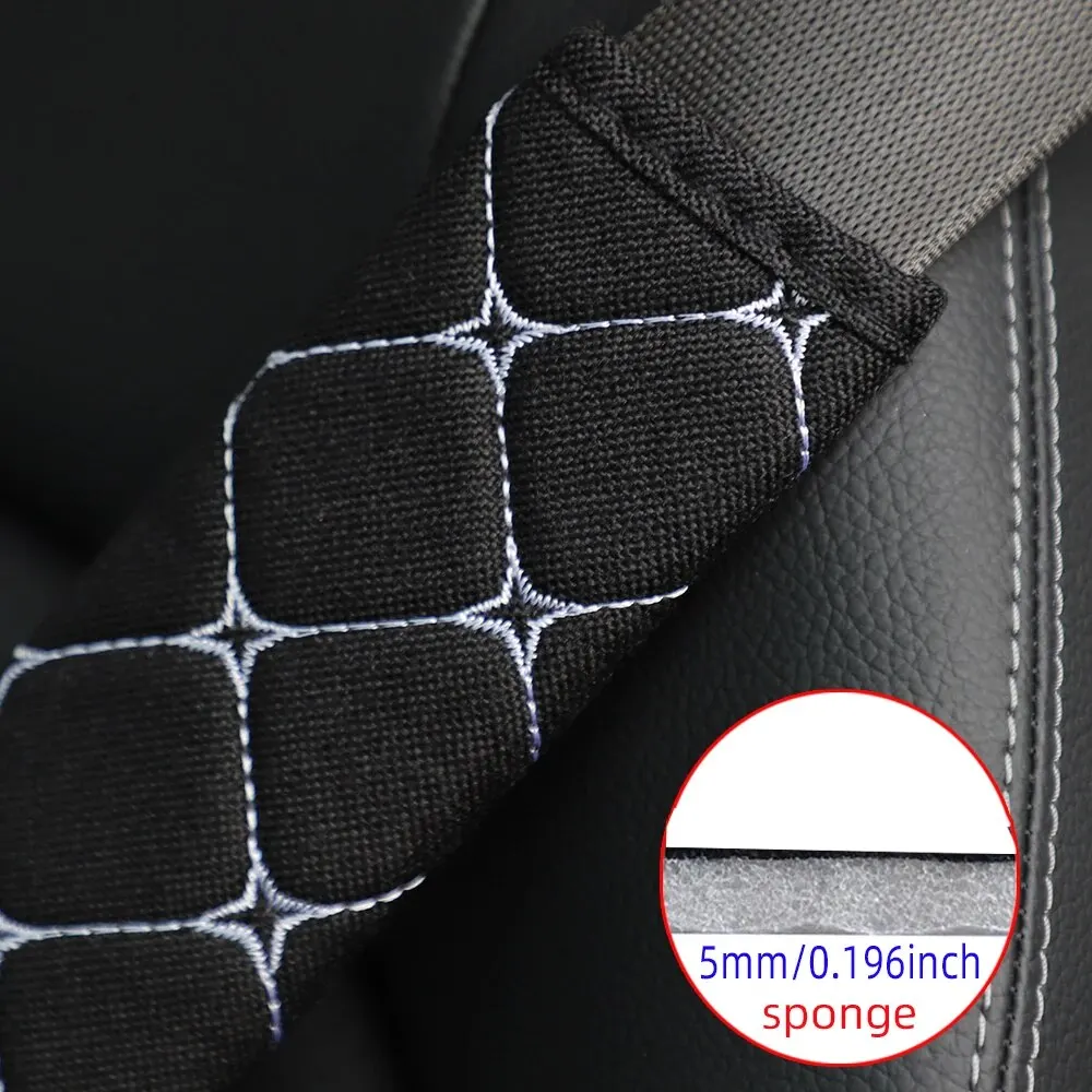 Ein Leinen bestickter, atmungsaktiver Stoff, Autositzgurt, Schultergurt-Abdeckung, Versicherungsgurt-Abdeckung, Autozubehör – Detail 7