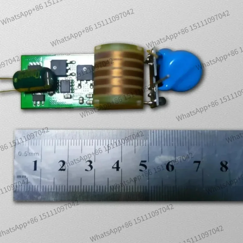 Long Time Without Burning 7.4v Boost 15kv Pulse Arc Boost Coil Board High Voltage Package Drive Board 2pcs