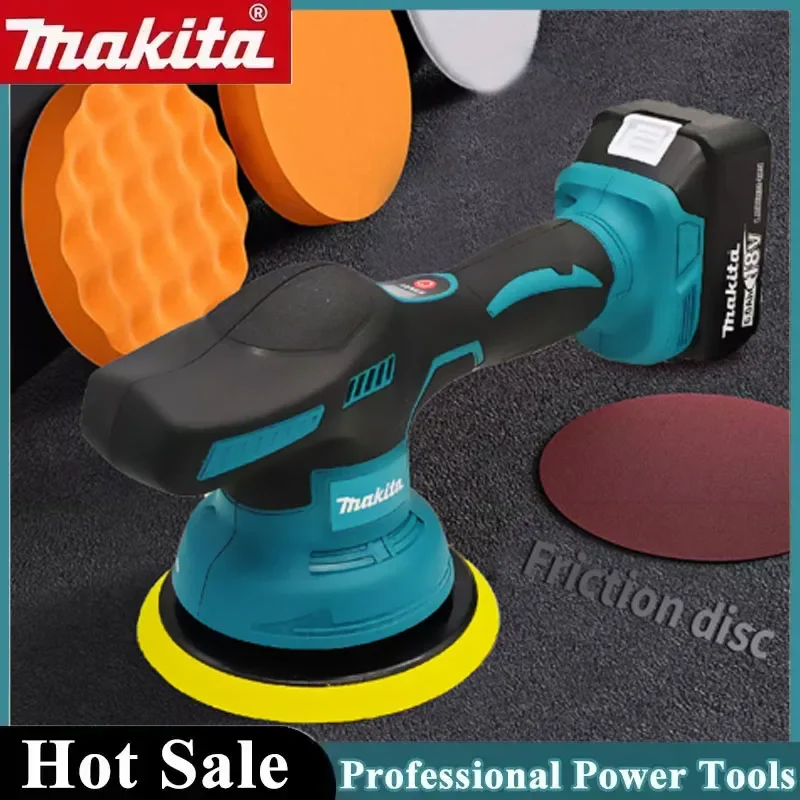 

Makita Wireless Repairing Buffing Cordless Car Polisher Machine 8 Gears Electric Waxing Polisher 18V-20V