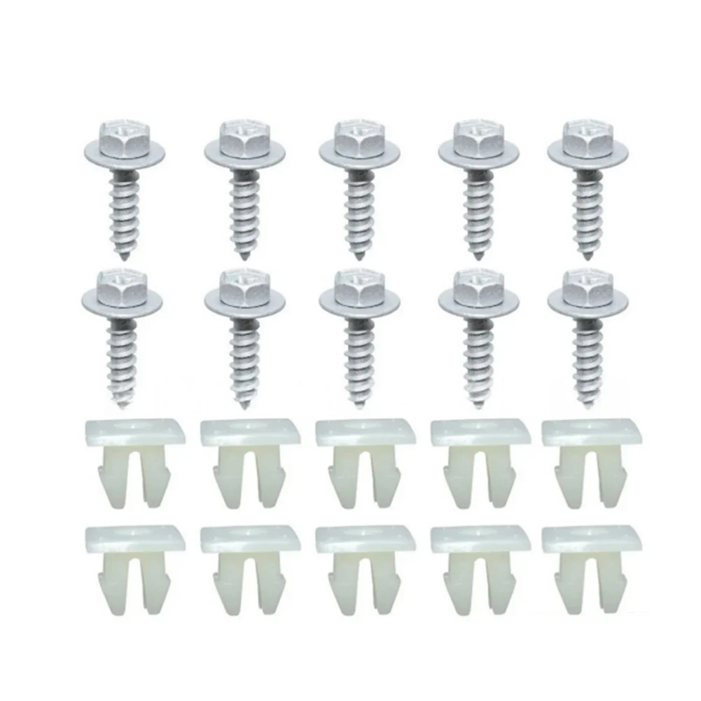 50pcs Mud Flap Screw Clips And 50pcs Retainer Clips 90159-60488 For Toyota 1999-2018 90159-60488 Automobiles Parts Accessories