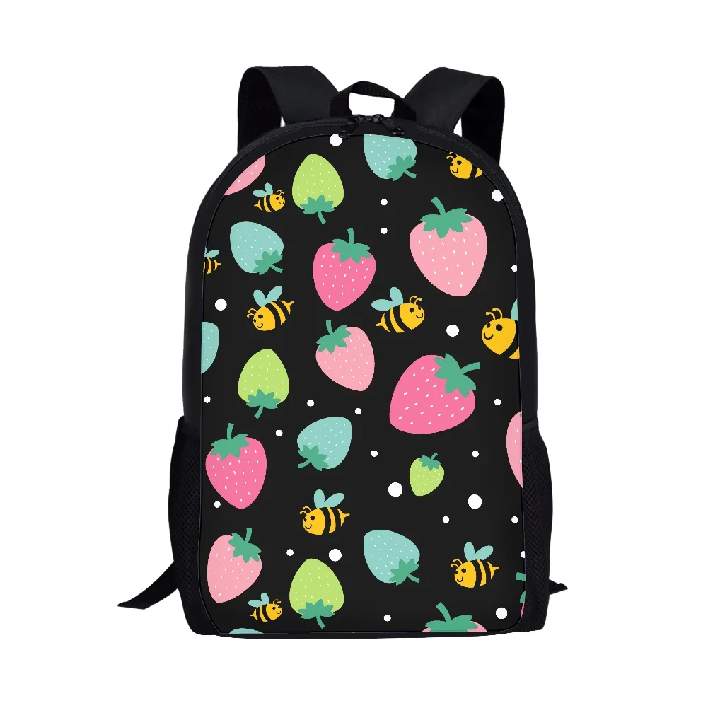 Mochila creativa con diseño de setas y plantas para estudiantes, mochila para niños y niñas, paquete de viaje, mochila multifuncional