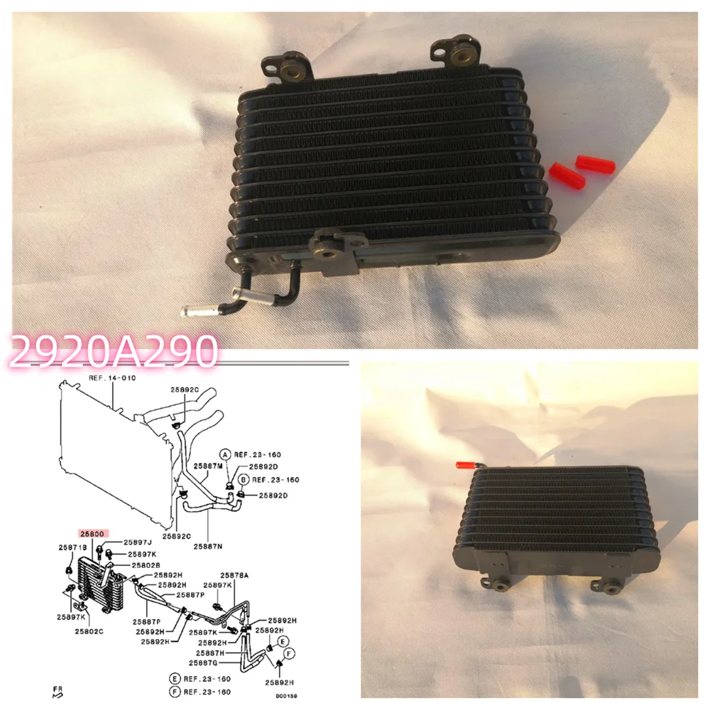 

Auto Transfer Oil Cooler Transmission Gear BOX Radiator For Outlander 2012-2017 GF2W GF3W GF5W GF6W GF7W GF8W 2920A290