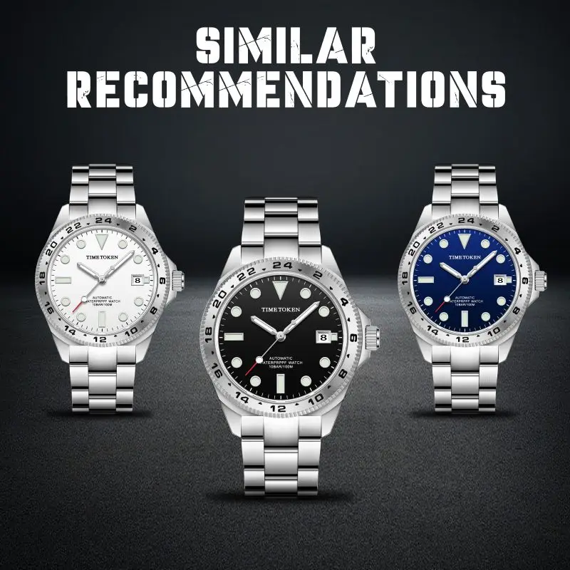 TIME TOKEN 2025 Men's Automatic Mechanical Watch 40mm Sapphire Crystal Stainless Steel Waterproof Design New
