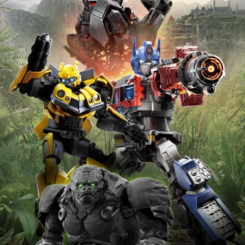 BLOKEES Transformers Building Block Optimus Prime Bumblebee  Super Edition Splicing Model Desktop Ornaments Decorative Gifts view 2