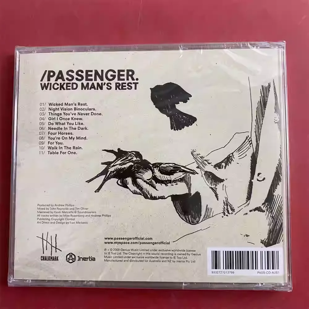 Classic Folk Album Passenger Music CD Wicked Man's Rest Music Record Cosplay Soundtracks Box Gift Party Music Collection view 2