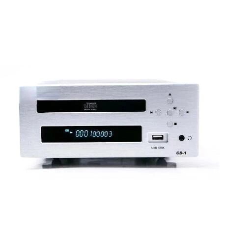 

Latest 2024 model CD player with U disk headphone balanced output port turntable desktop hard